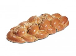 Máslová vánočka s rozinkami a mandlemi - balená 500g